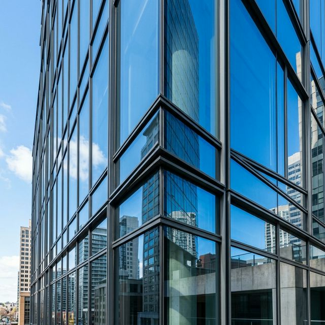 Structural Curtain Wall Glazing for Commercial Buildings South India